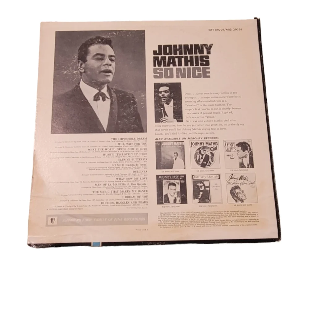 Johnny Mathis vinyl - Picture 3 of 5